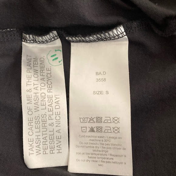 GANNI Black Space Graphic long sleeve tee, small - Picture 6 of 6